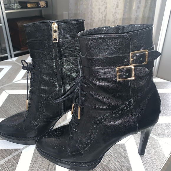 Burberry Brogue Platform Boots - Picture 8 of 8